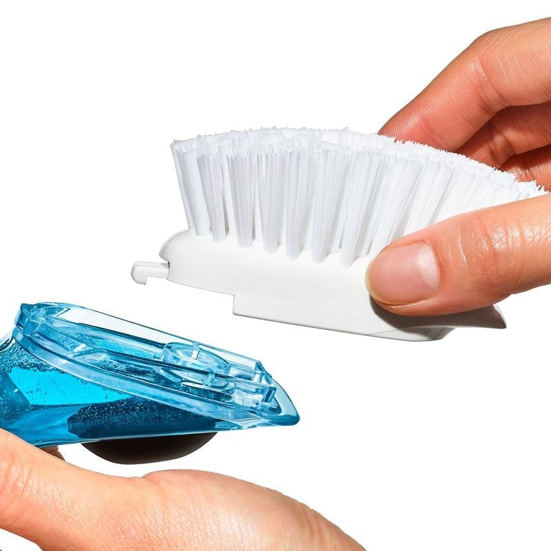 OXO Soap Dispensing Dish Brush - Replacement Brush Heads 2 Pack - iQ living