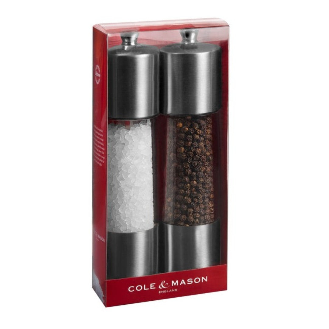 Cole & Mason Everyday Salt & Pepper Mill Set 8"
