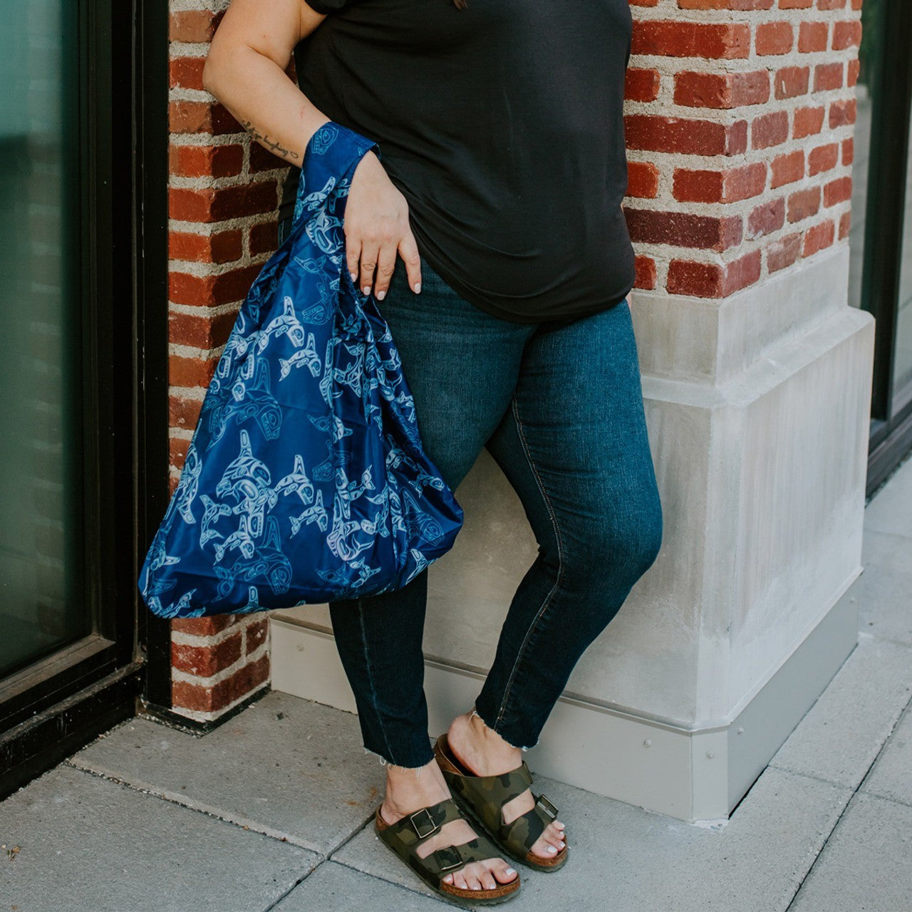 Native Northwest Shopping Bag Orca Family