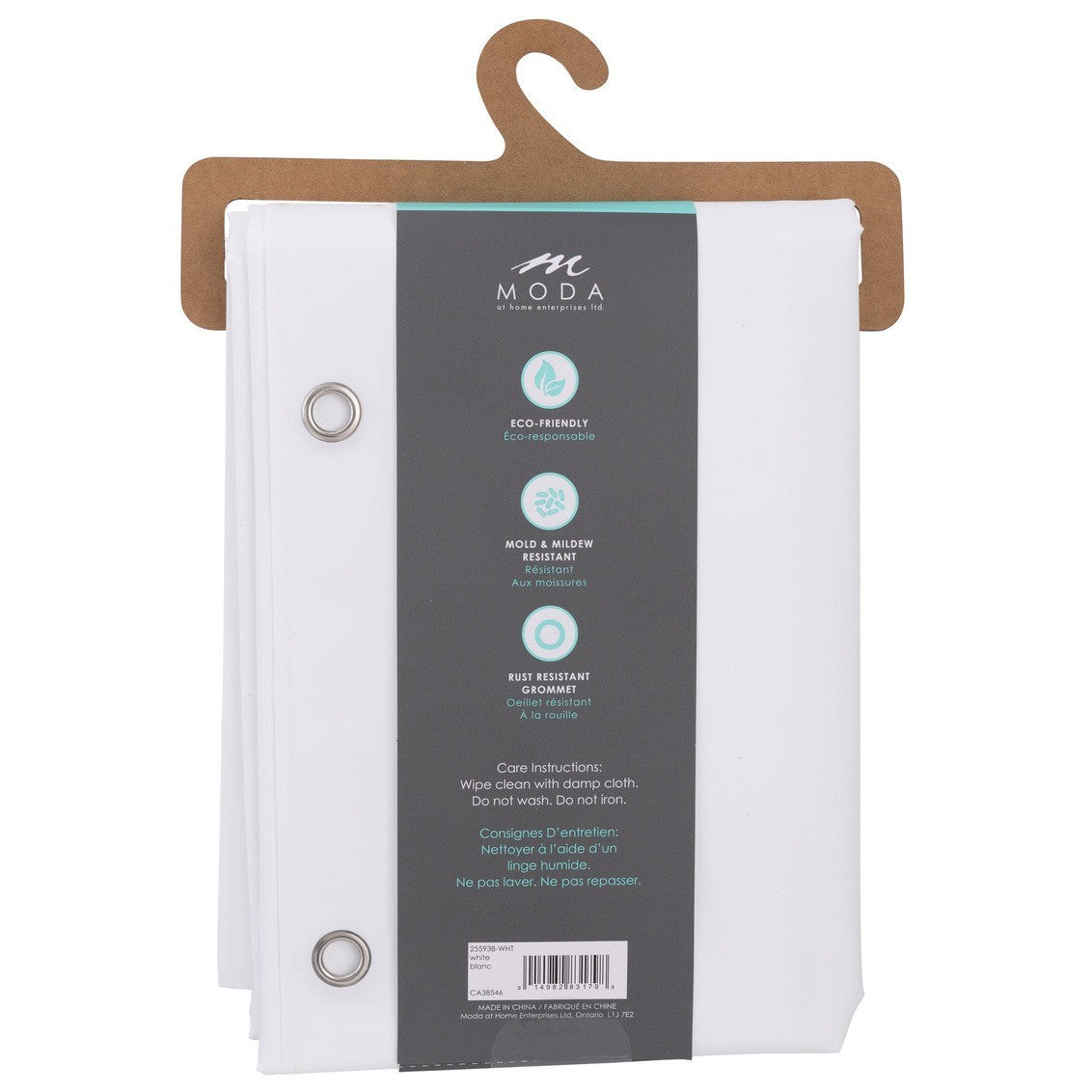 Moda At Home PEVA Shower Curtain Liner 72" x 72" - iQ living