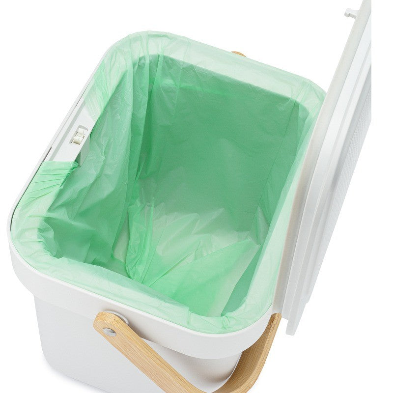 Full Circle Post Modern Stainless Steel Compost Bin