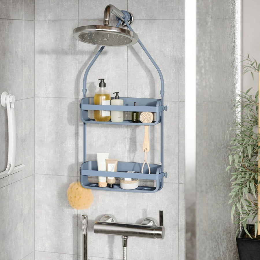 Umbra Flex Shower Caddy - Slate Blue - iQ living