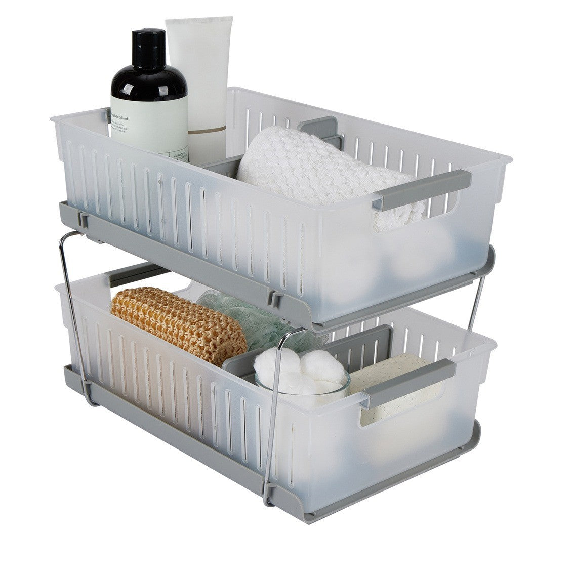 Neat & Tidy 2-Tier Storage Basket - iQ living