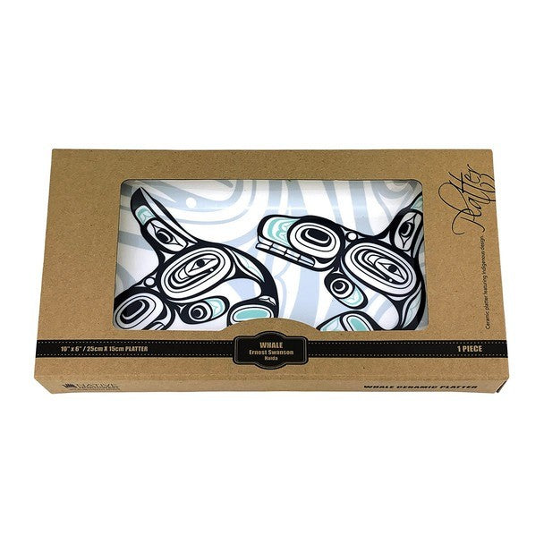 Native Northwest Whale Rectangular Platter