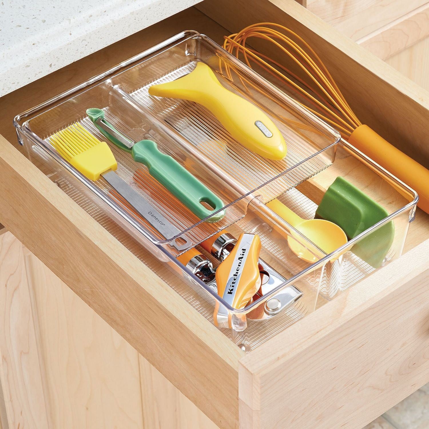 iDesign Linus 2-Piece Drawer Organizer Set