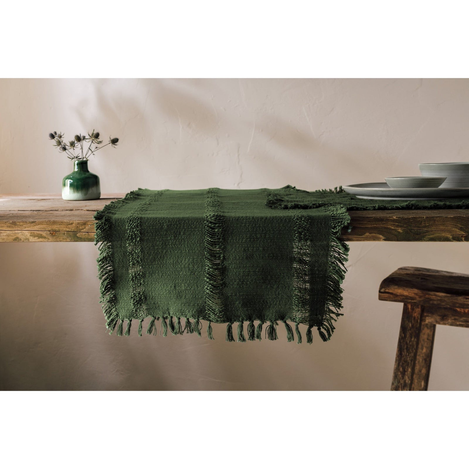 Danica Table Runner 72" Cedar Green