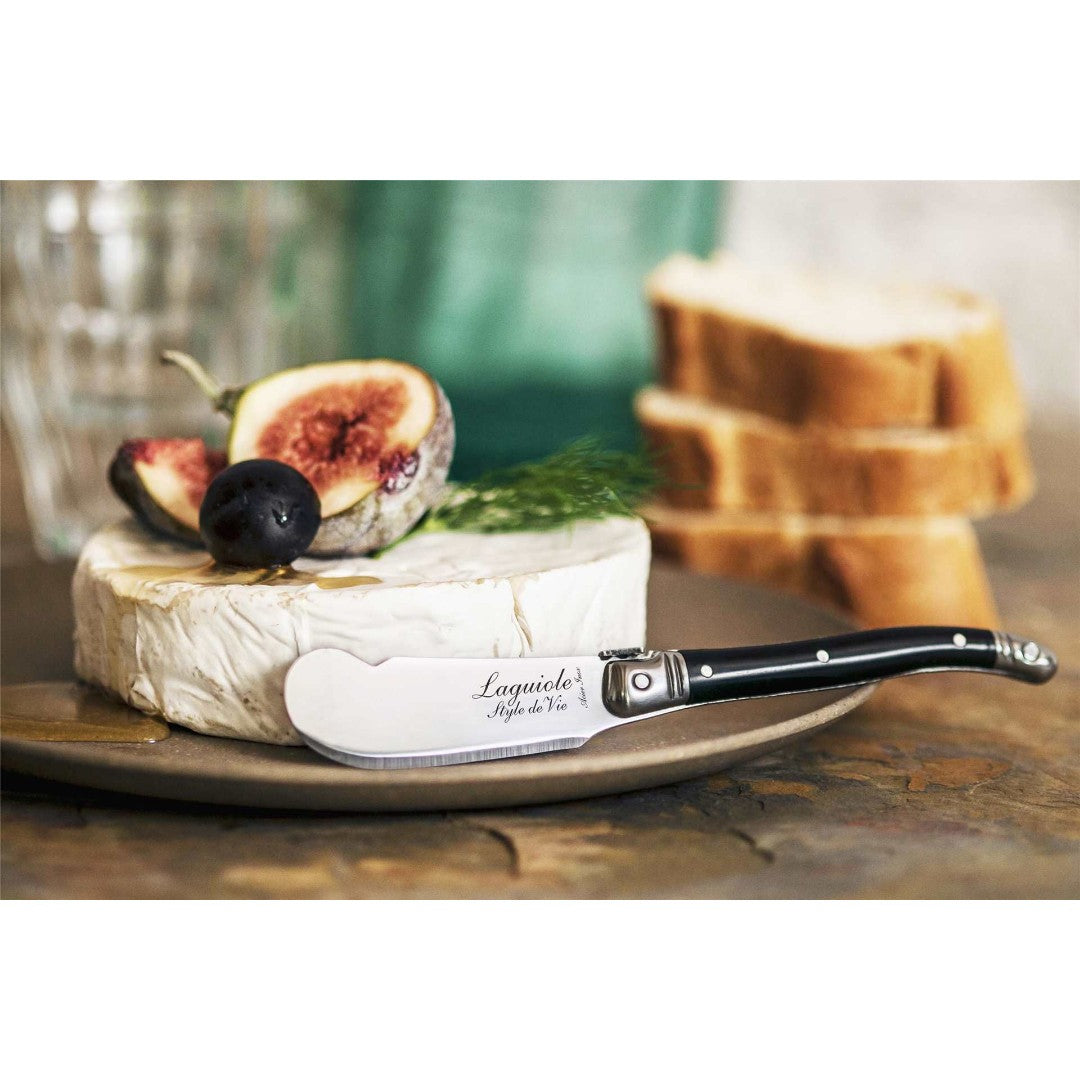 Laguiole Premium Cheese Knife Set Of 3 - Black