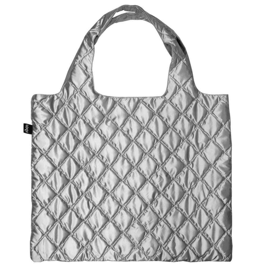 LOQI Metallic Puffy Tote Bag