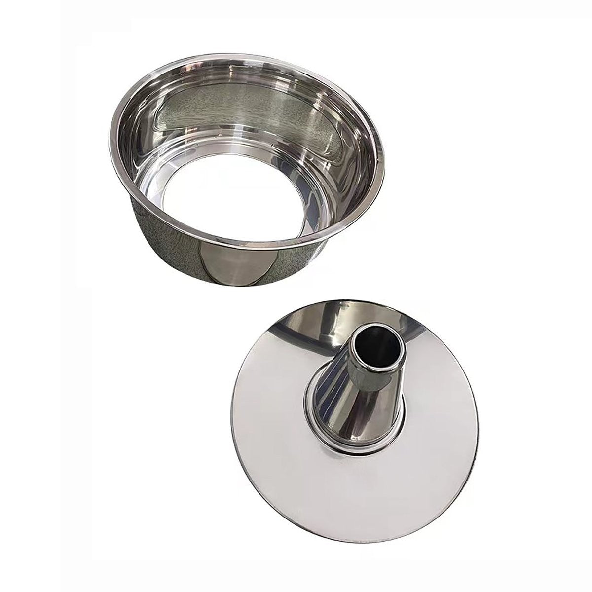 Fox Run Stainless Steel Angel Cake Pan 10"