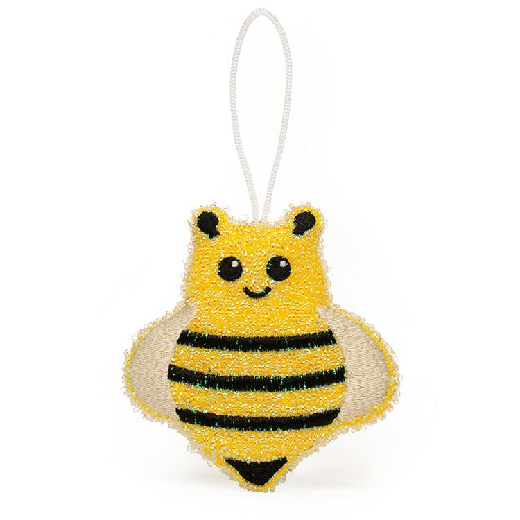 Kikkerland Bee Scrub Sponge Set Of 2