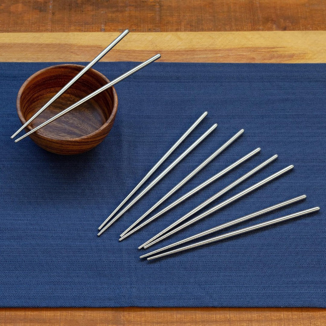 Joyce Chen Stainless Steel Chopsticks Set Of 5