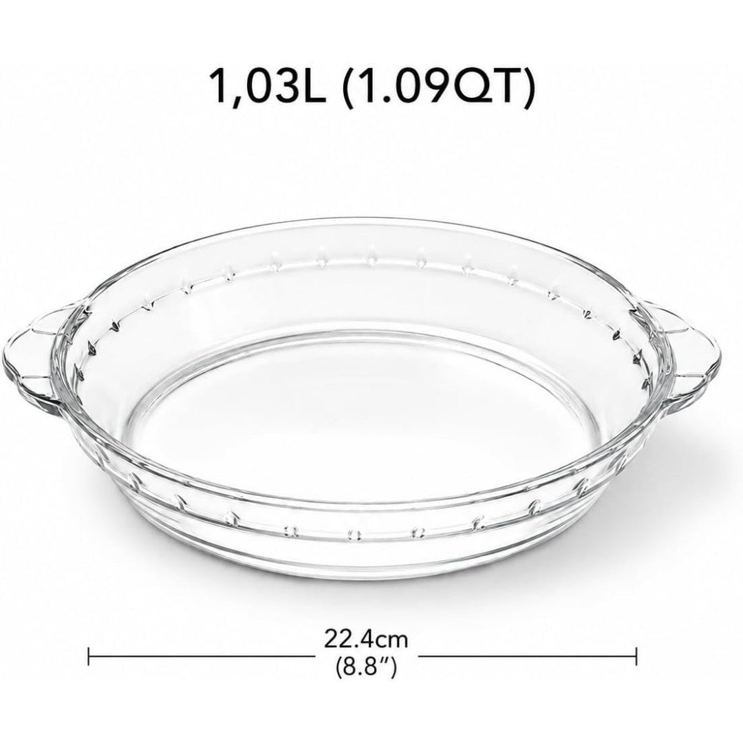 Starfrit Borosilicate Glass Pie Dish 8.8"