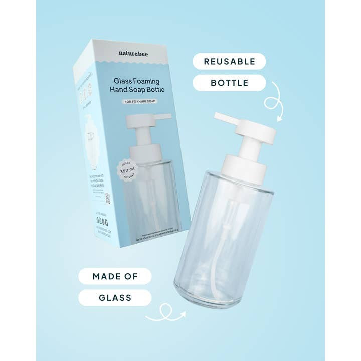 Nature Bee Glass Foaming Hand Soap Dispenser