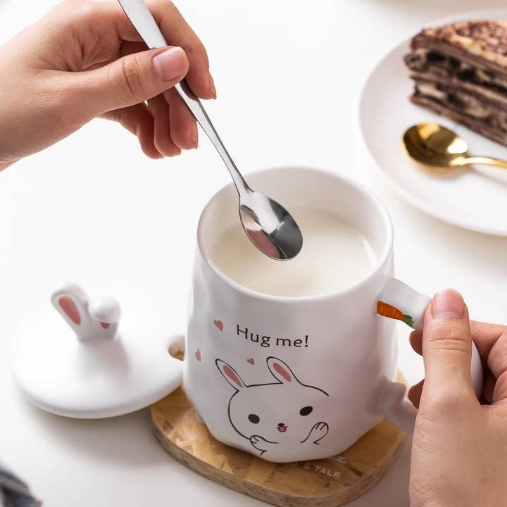 Urban Tokyo Mug 14oz & Lid - Bunny Hug