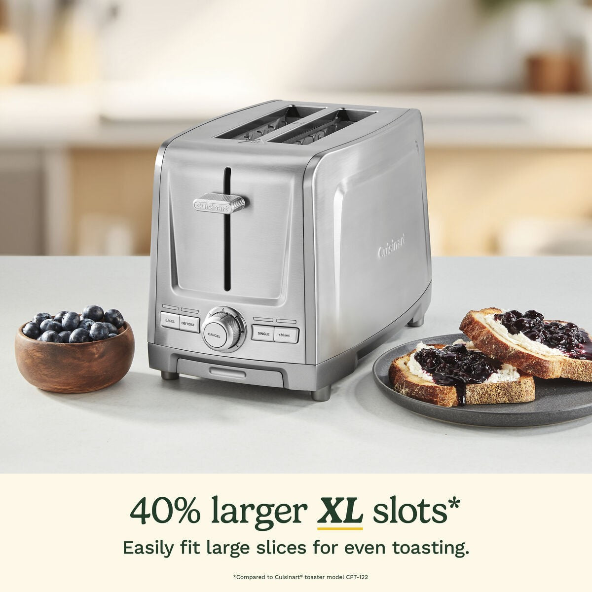 Cuisinart 2-Slice XL Slot Stainless Steel Toaster