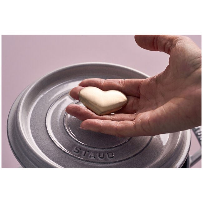 Staub Stainless Steel French Oven Knob - Heart