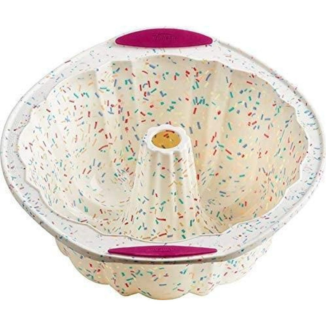 Trudeau Confetti Fluted Pan 10"