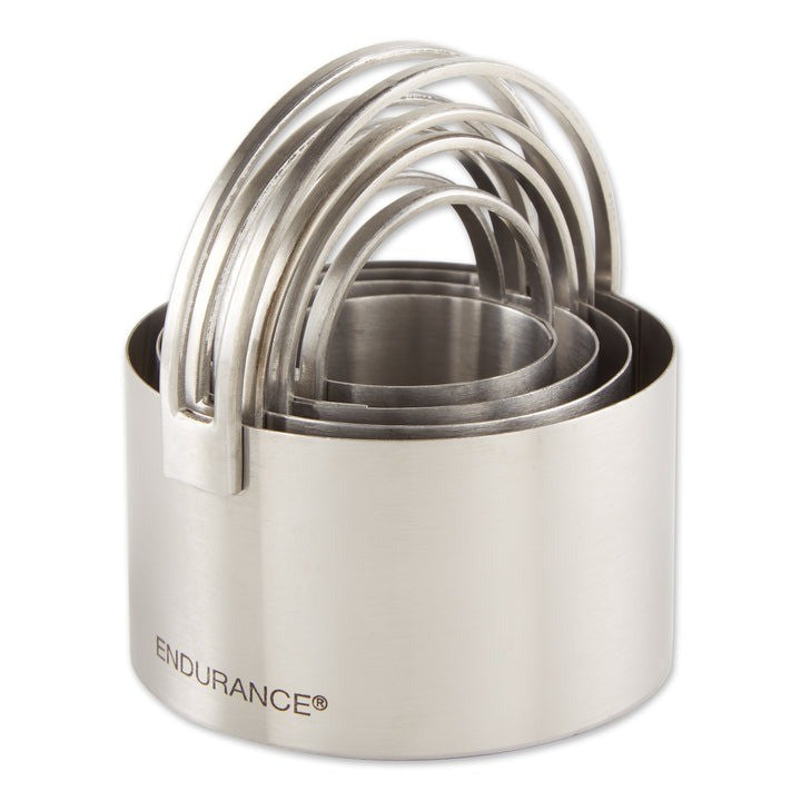 RSVP Round Plain Biscuit Cutter Set Of 4