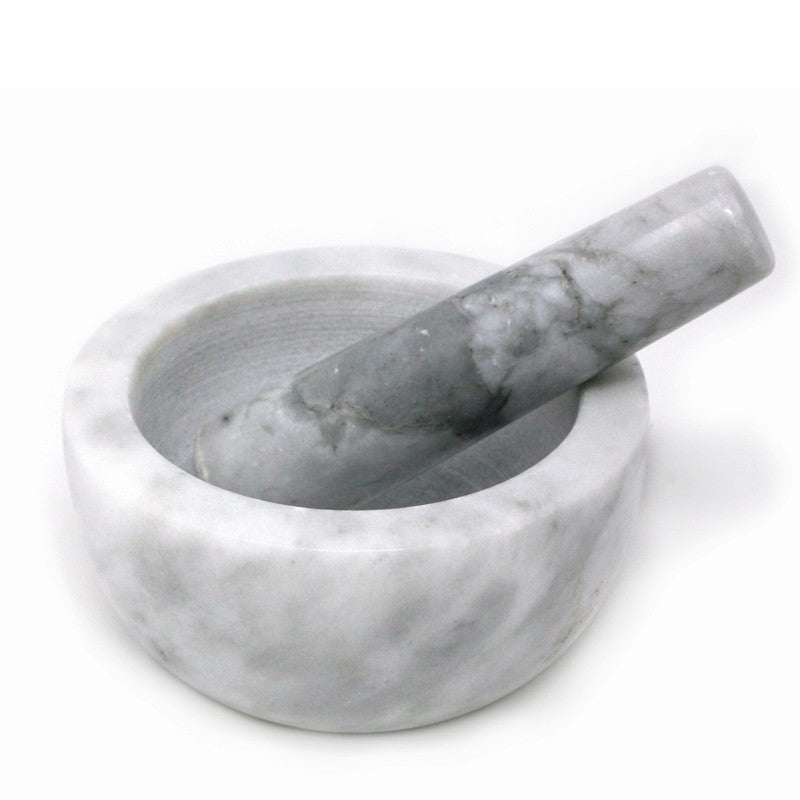 Natural Living Marble Mortar and Pestle
