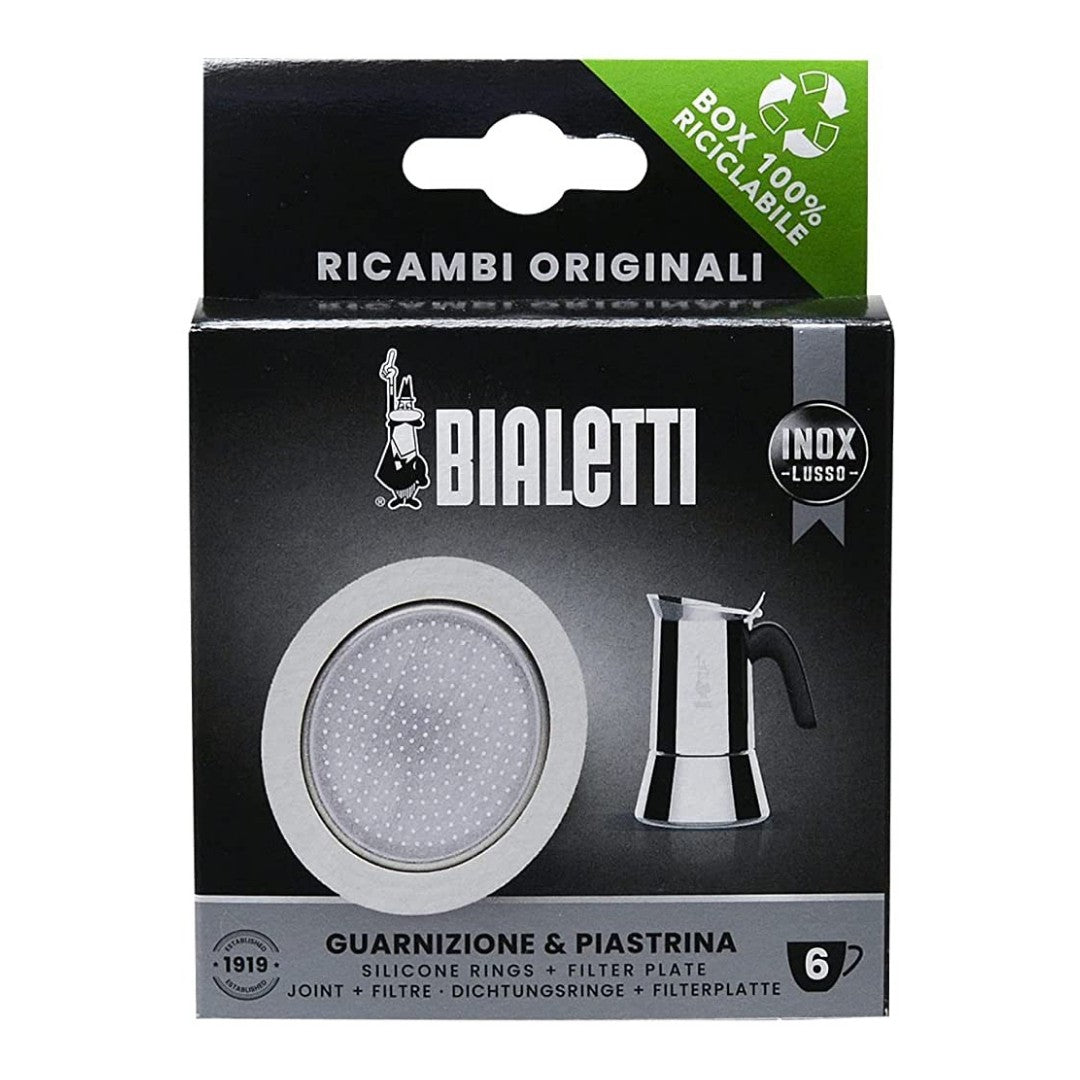 Bialetti Venus Espresso Maker 1 Gasket & 1 Screen