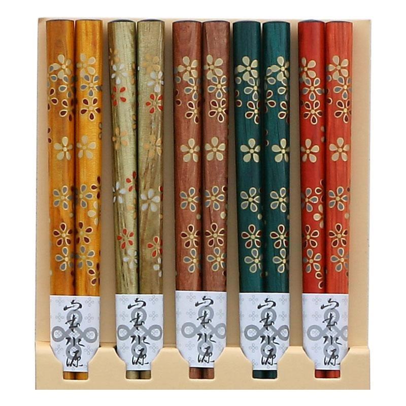 Miya Floral Chopsticks - Set of 5