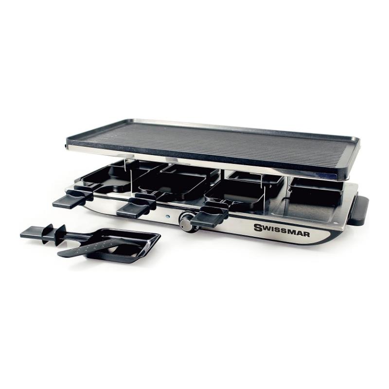 Swissmar 8-Person Raclette - Aluminum Non-Stick Top