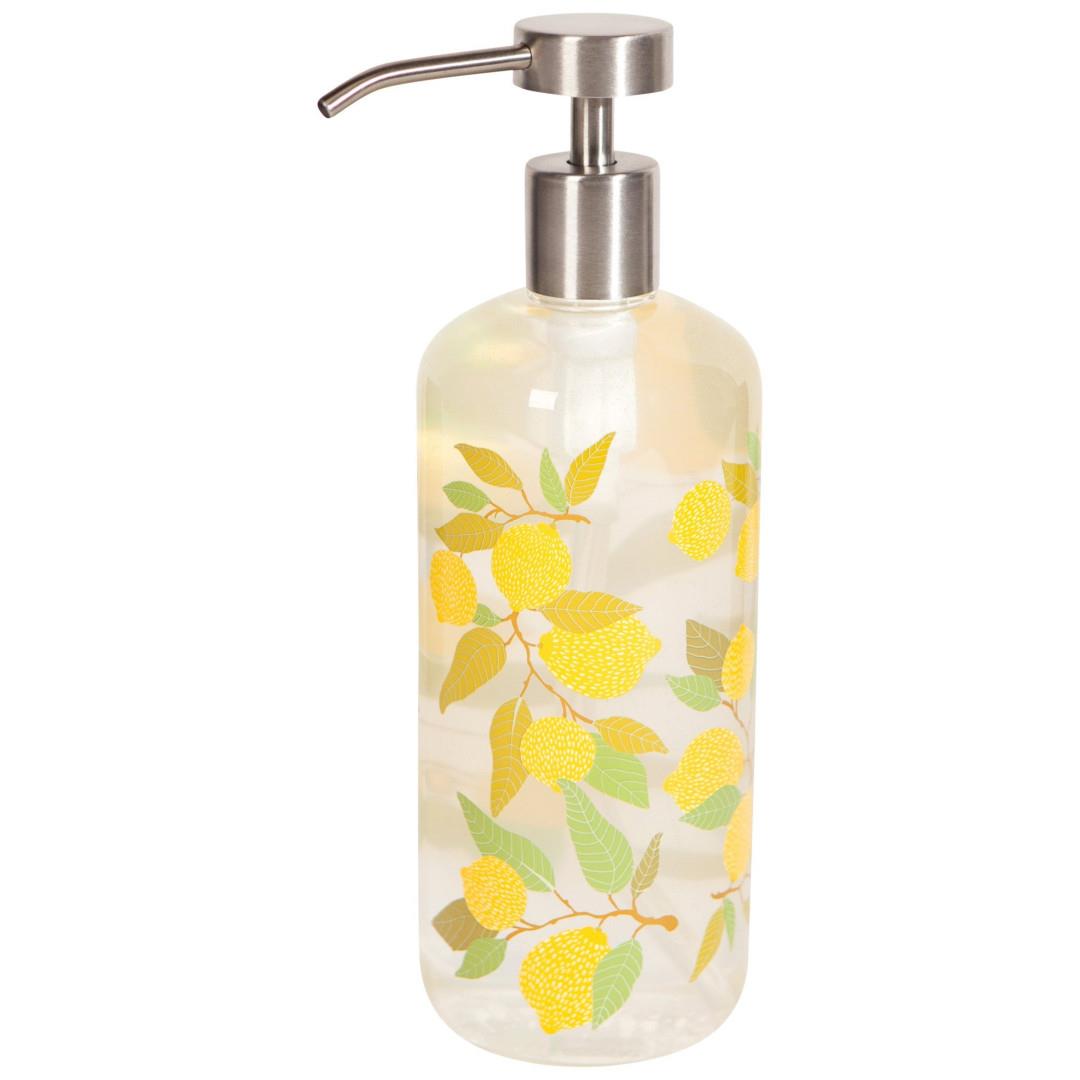 Now Designs Glass Soap Pump Lemons