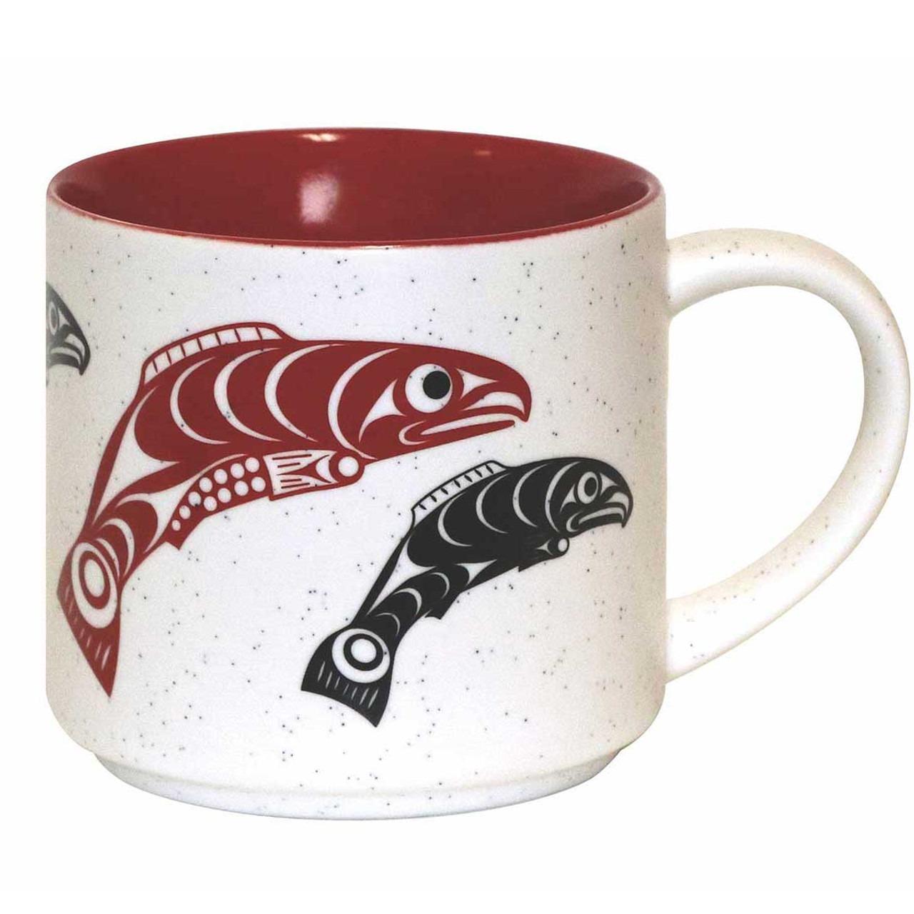 Native Northwest 16oz Ceramic Mug Salmon