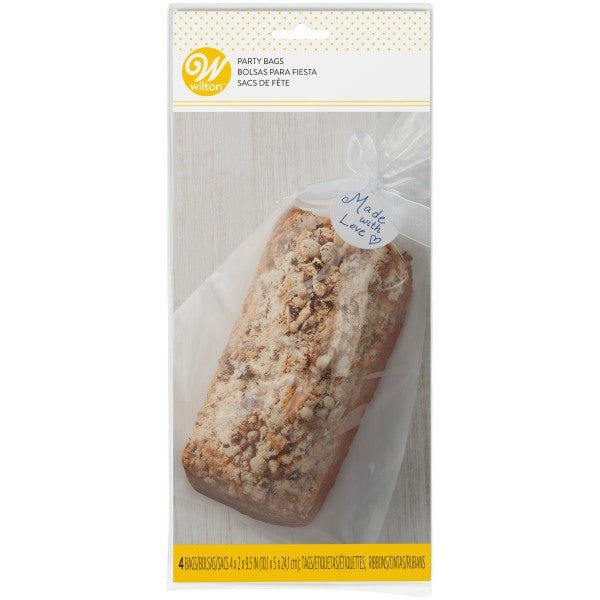 Wilton Medium Clear Treat Bag Set Of 4 - iQ living