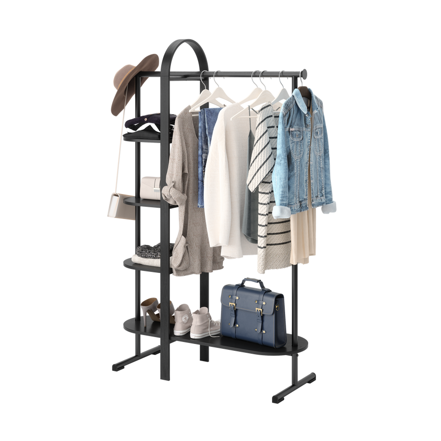 Umbra Bellwood Garment Rack - Midnight Black - iQ living