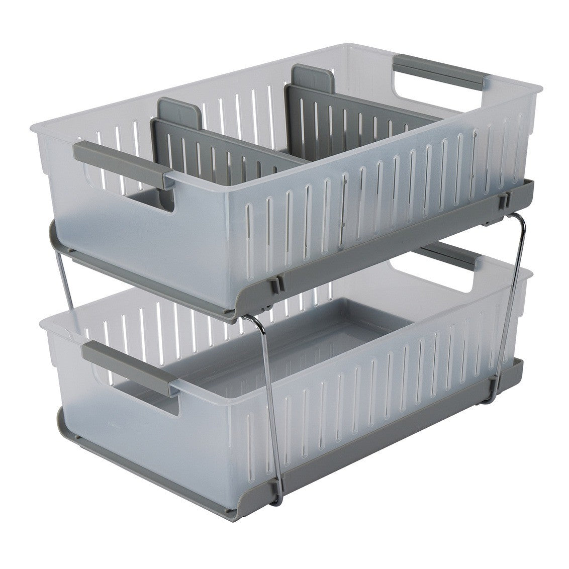 Neat & Tidy 2-Tier Storage Basket - iQ living
