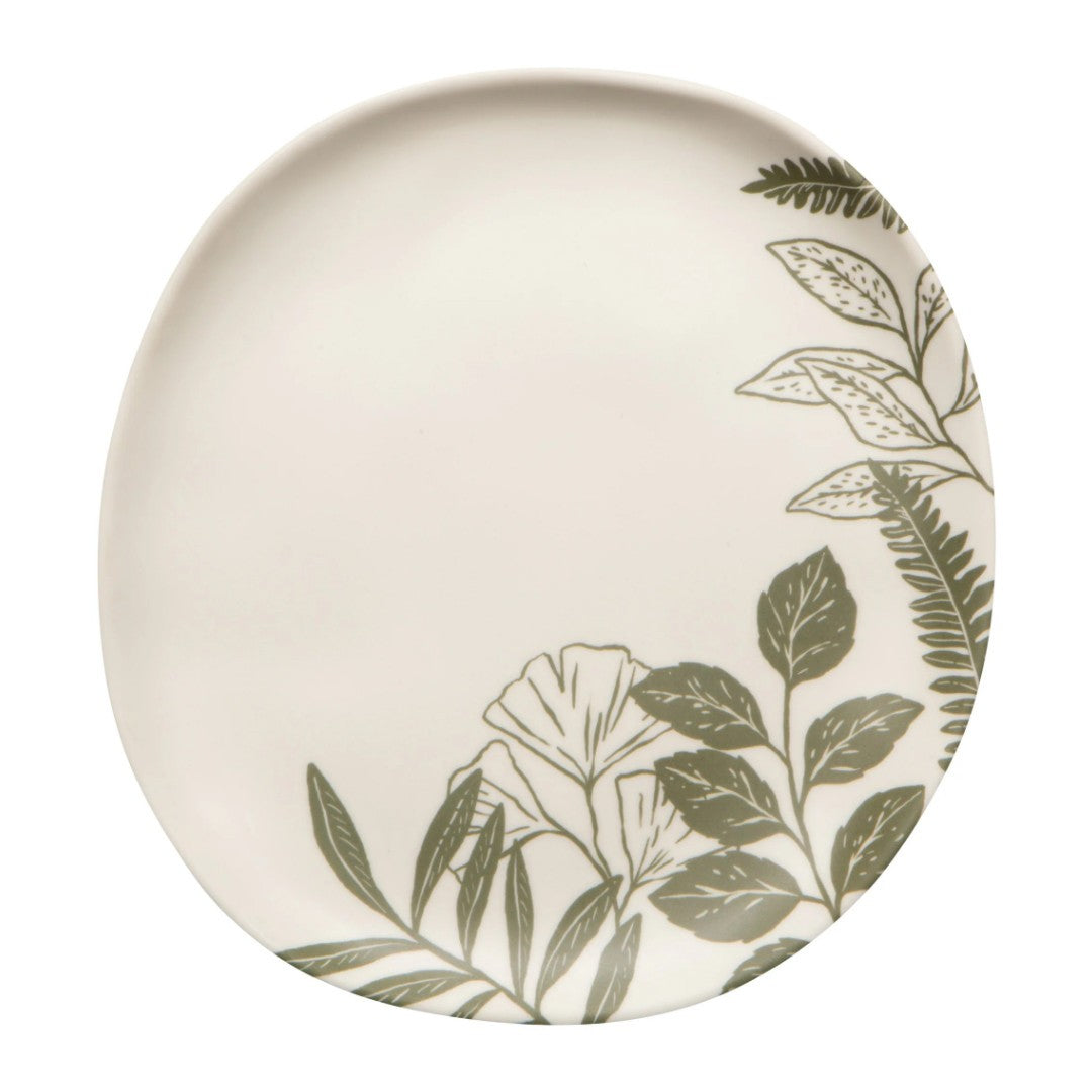 Now Designs Fern & Frond Melamine Side Plate 8"