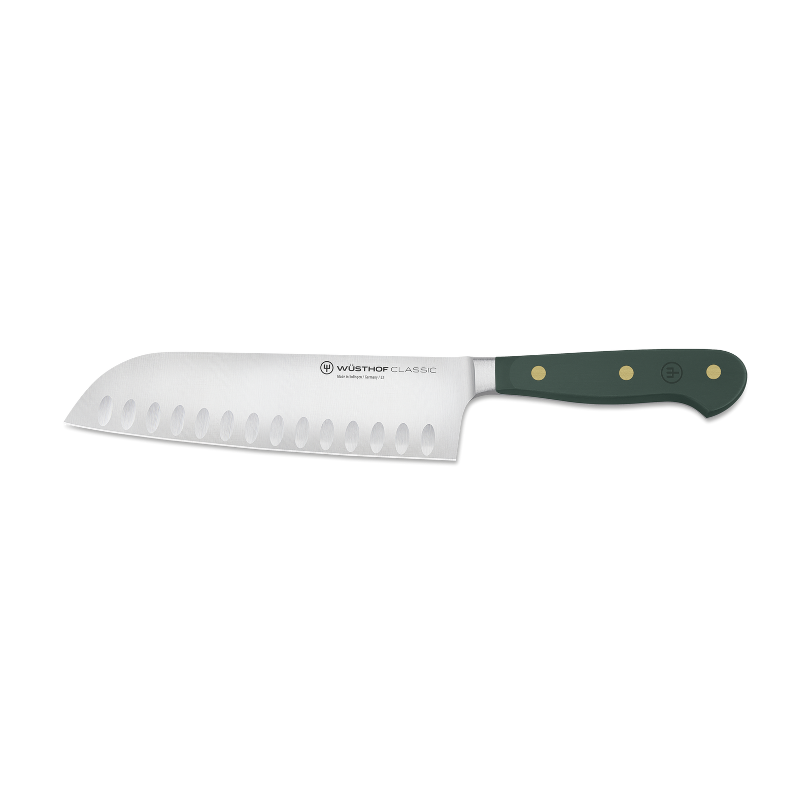 Wusthof Classic Fresh Rosemary Green Santoku Knife 7"