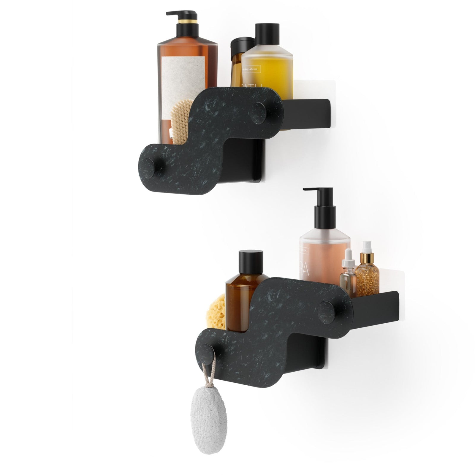 Umbra Nami Adhesive Shower Bins Set Of 2
