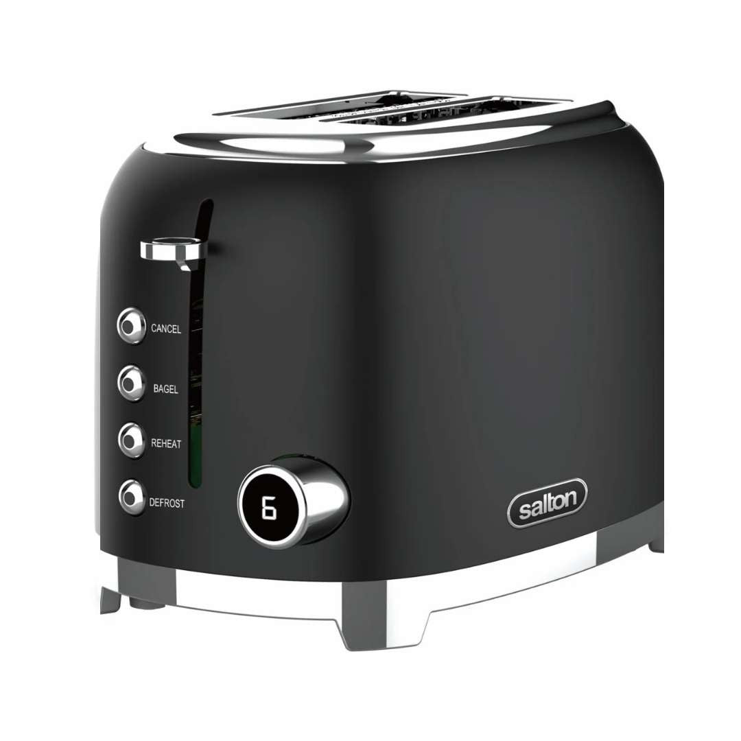 Salton NuRetro 2-Slice Digital Toaster - Black