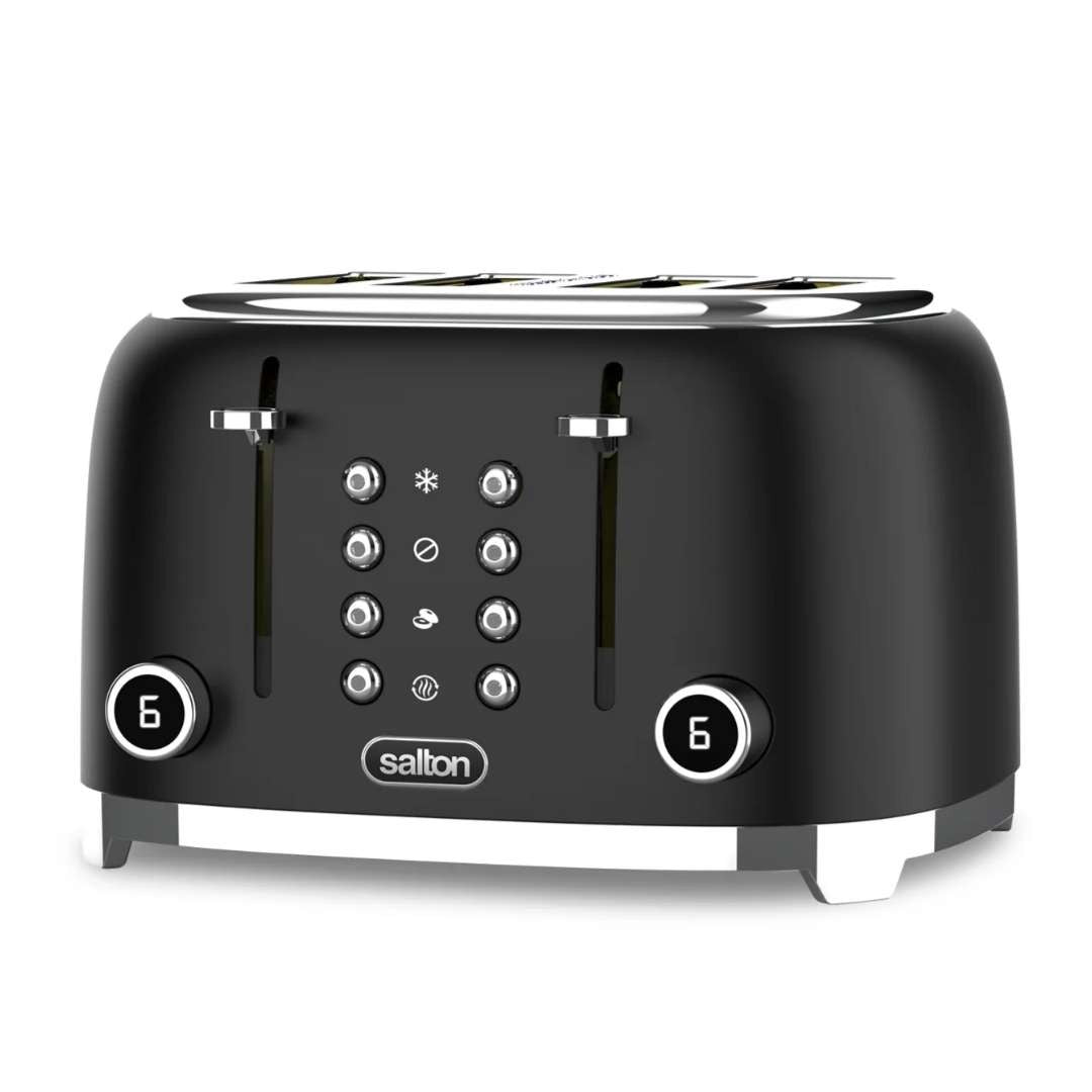 Salton NuRetro 4-Slice Digital Toaster - Black