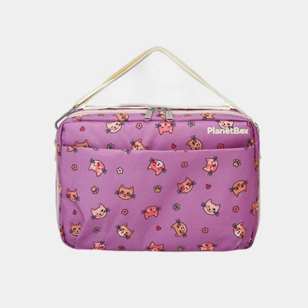 PlanetBox Adventure Lunch Bag - Pink Cats Meow