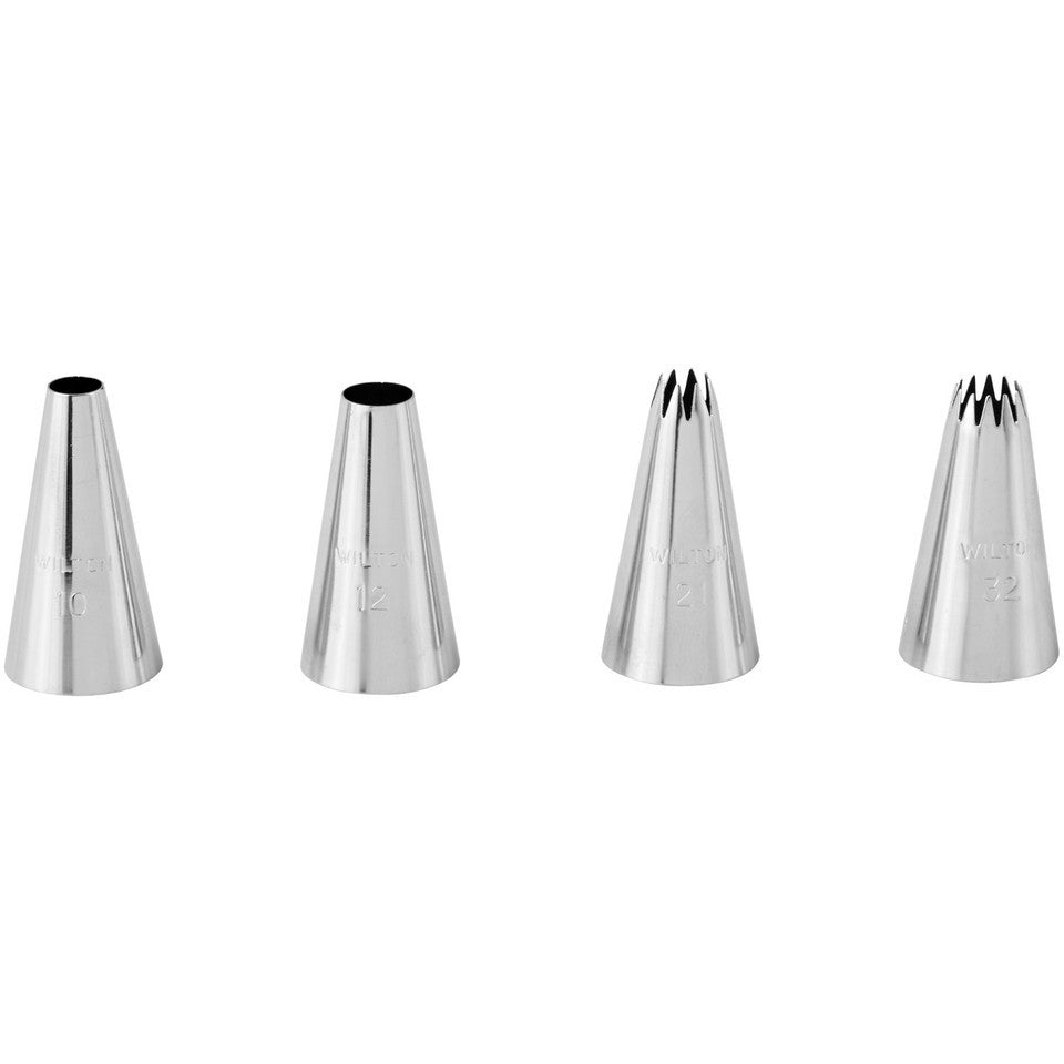 Wilton Large Decorating Tip 4-Piece Set