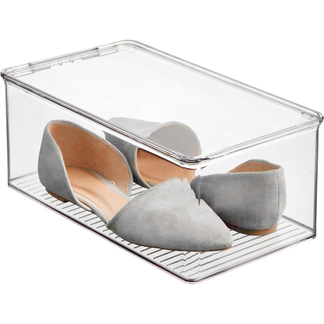 iDesign Stackable Shoe Storage Bin