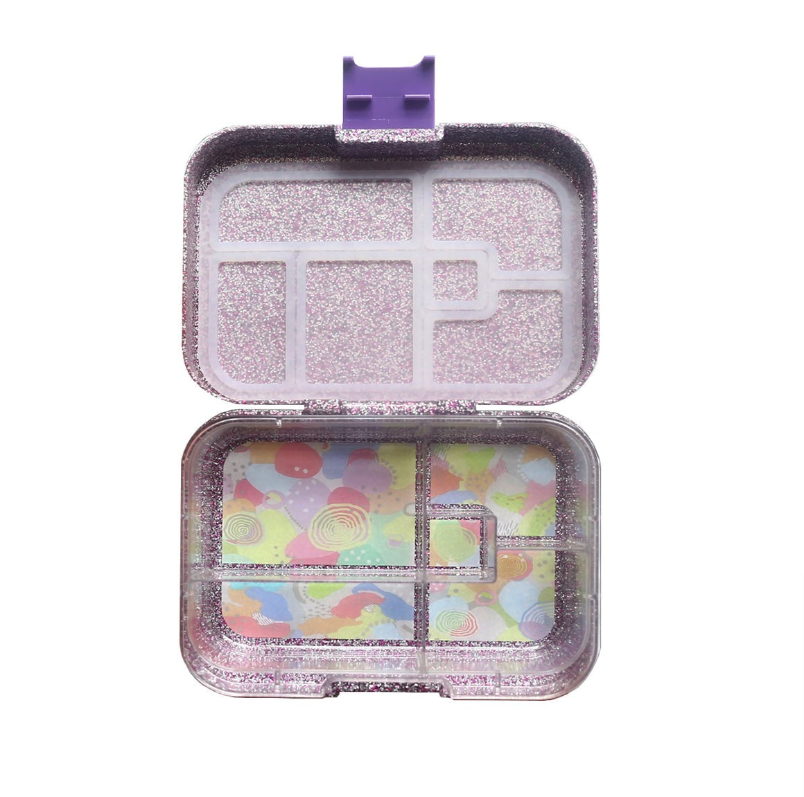 MunchBox Bento Lunchbox - Midi5 Sparkle Purple