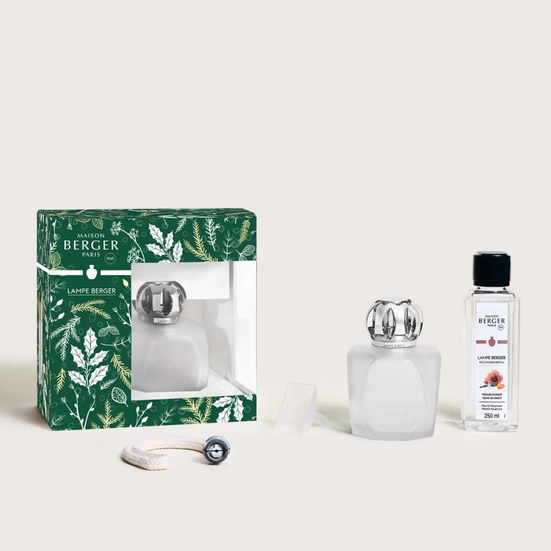 Maison Berger Christmas Frosted Magic Lamp Gift Set