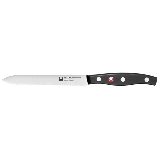 Zwilling Signature Serrated Utility Knife 5"