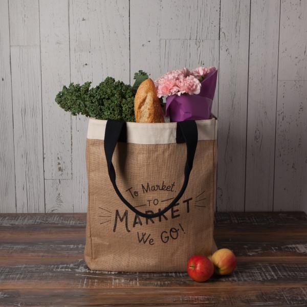 Now Designs Market Tote Bag To Market We Go