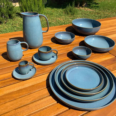Mesa Ceramics Blue Serving Plate 13"
