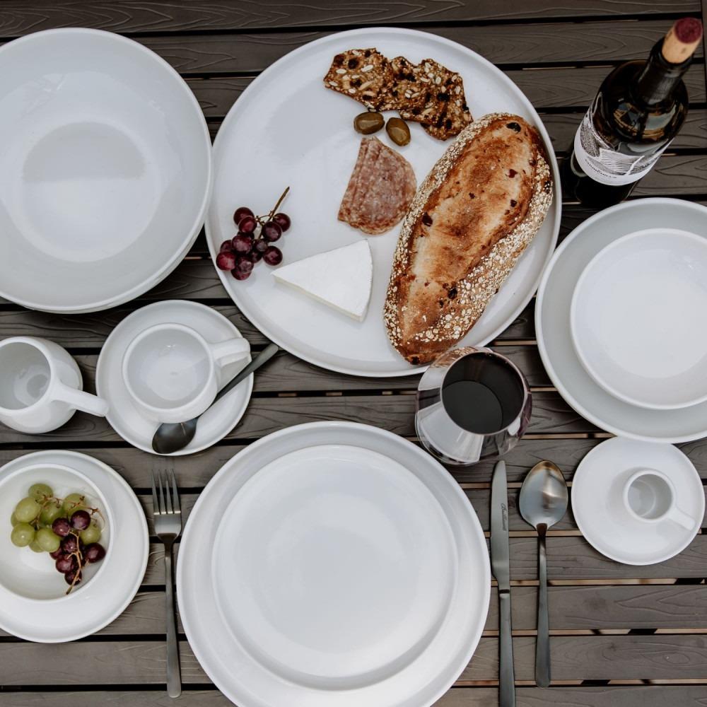 Mesa Ceramics Bianco Platter 13"