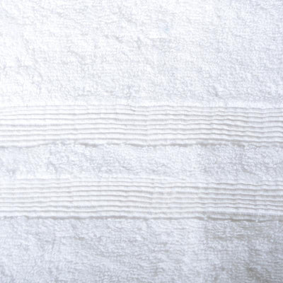 White, Moda at Home Allure Cotton Turkish Towel
