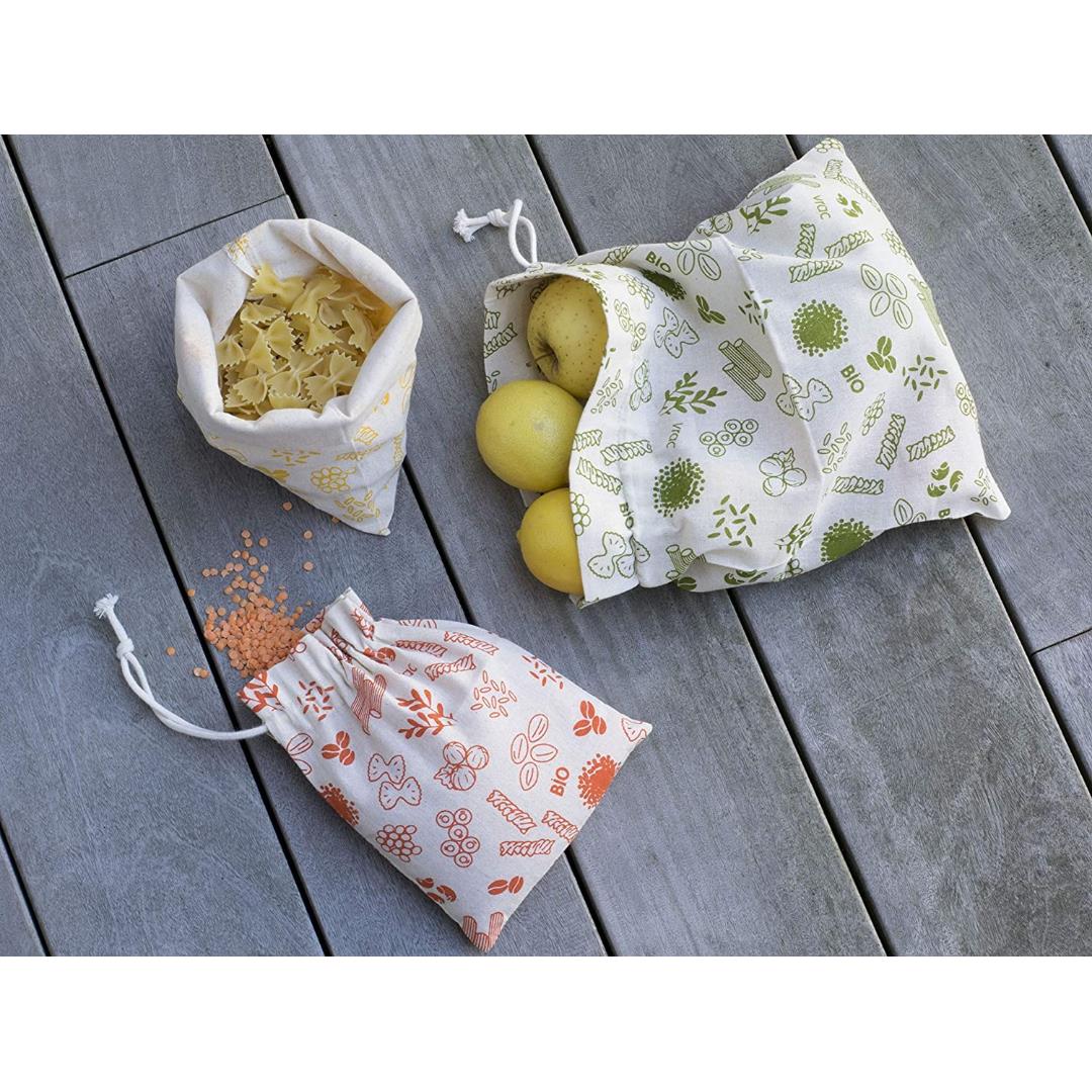 Pebbly Organic Cotton Food Sack