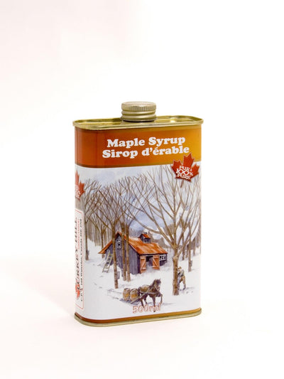 turkey hill maple syrup tin