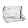 Abbott Large Covered Glass Butter Dish