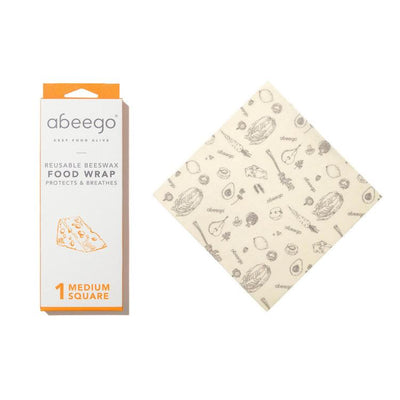 Abeego Single Square Beeswax Reusable Food Wrap